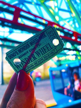 Photo of Wonder Wheel ticket Coney Island